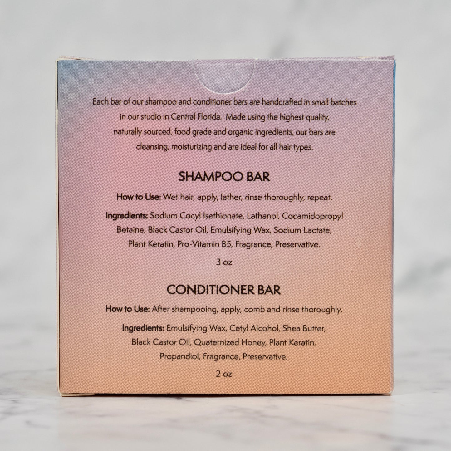 Conditioner Bar with Keratin